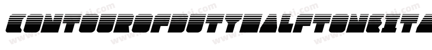 ContourOfDutyHalftoneItal-yWDq字体转换