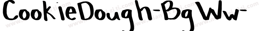 CookieDough-BgWw字体转换