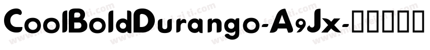 CoolBoldDurango-A9Jx字体转换