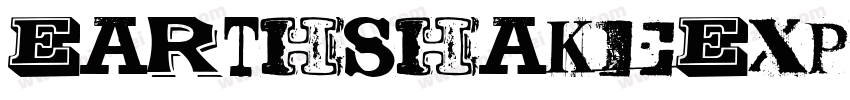 EarthshakeExpandedItalic-2ZpW字体转换