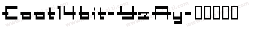 Coot14bit-YzAy字体转换