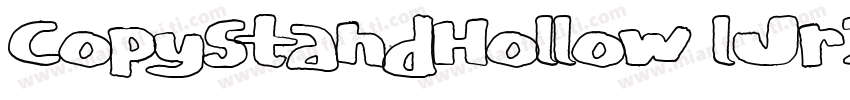 CopystandHollow-lJrZ字体转换
