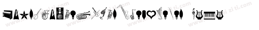 CornucopiaOfDingbatsSeven-B3m3字体转换