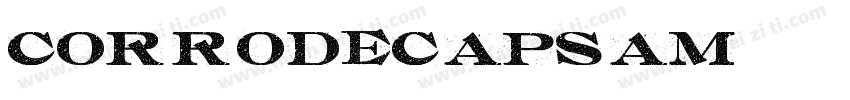CorrodeCaps-67AM字体转换