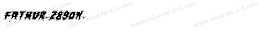 Fathur-z890X字体转换