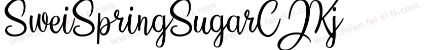 SweiSpringSugarCJKj字体转换