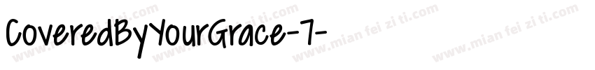 CoveredByYourGrace-7字体转换