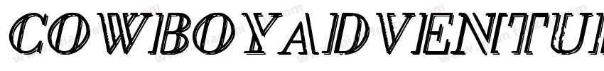 CowboyAdventureItalic-BWWpB字体转换