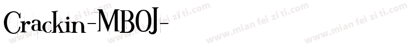 Crackin-MB0J字体转换