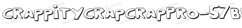 CrappityCrapCrapPro-57BV字体转换