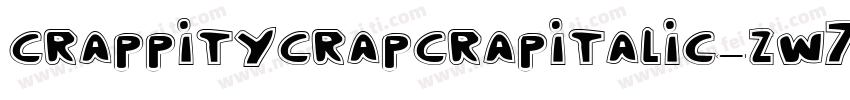 CrappityCrapCrapItalic-zw74字体转换