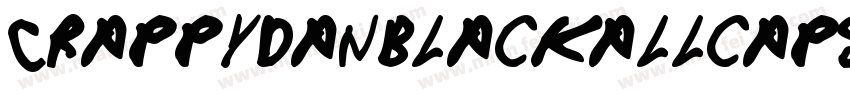Crappydanblackallcaps-Wp1V字体转换