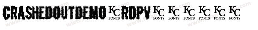 Crashedoutdemo-RdpV字体转换