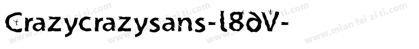 Crazycrazysans-l8dV字体转换