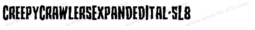 CreepyCrawlersExpandedItal-5L88字体转换