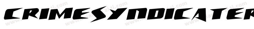 CrimeSyndicateRotateRegular-8G9D字体转换