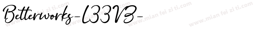 Betterworks-L33VZ字体转换