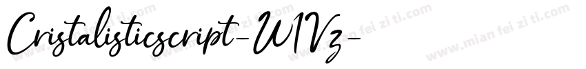 Cristalisticscript-W1Vz字体转换