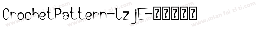 CrochetPattern-LzjE字体转换