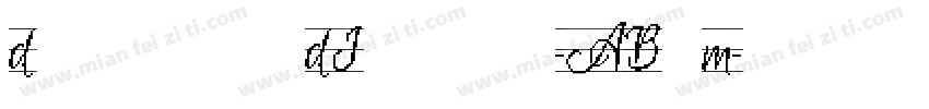 Dameron3DItalic-ABzM字体转换