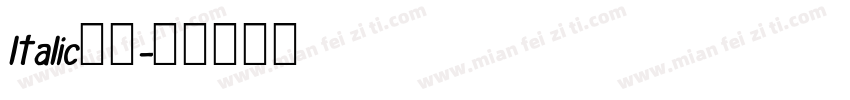 ltalic字体字体转换