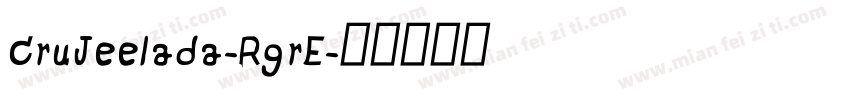 CruJeelada-RgrE字体转换
