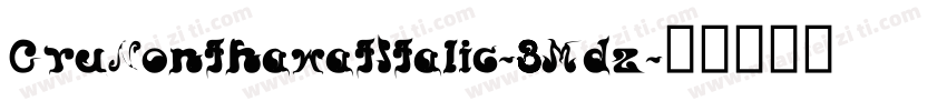 CruNonthawatItalic-3Mdz字体转换