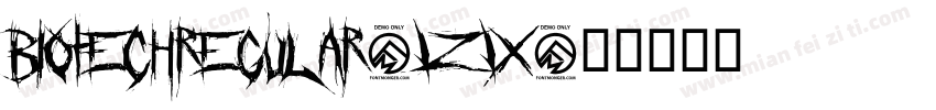 BiotechRegular-2Z2X字体转换