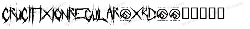CrucifixionRegular-xKd8字体转换