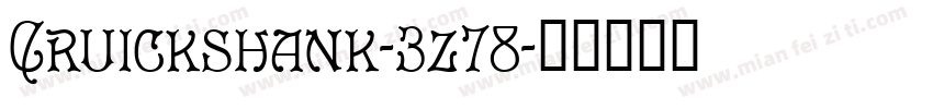 Cruickshank-3z78字体转换