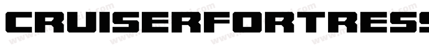 CruiserFortress-EvxW字体转换