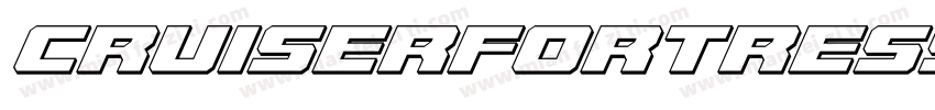CruiserFortress3DItalic-ZDx3字体转换