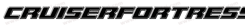 CruiserFortressBevelItalic-xeWm字体转换