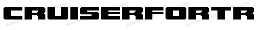 CruiserFortressExpandedItal-jKe9字体转换