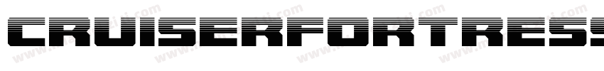 CruiserFortressHalftoneItal-yWK3字体转换