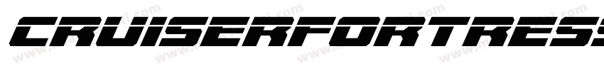 CruiserFortressLaserItalic-n7OY字体转换