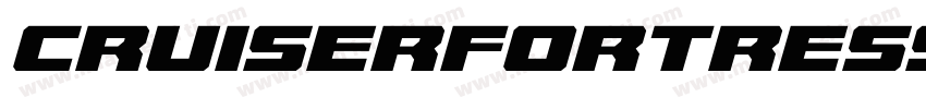 CruiserFortressSemiItalic-8GDz字体转换