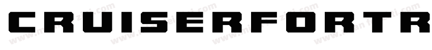 CruiserFortressTitle-rL1A字体转换