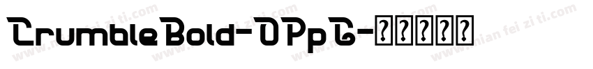 CrumbleBold-0PpG字体转换