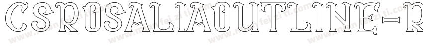 CsRosaliaOutline-RpvMl字体转换