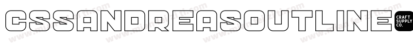 CsSandreasOutline-YzEd8字体转换