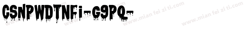 CsnpwdtNfi-g9pq字体转换
