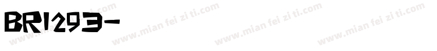 BRI293字体转换