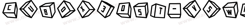 Cubox3DSt-v5wM字体转换
