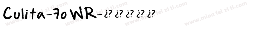 Culita-7oWR字体转换