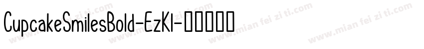 CupcakeSmilesBold-EzKl字体转换