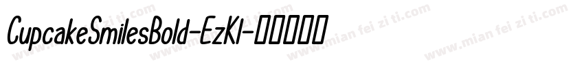 CupcakeSmilesBold-EzKl字体转换