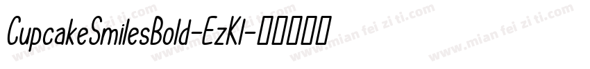CupcakeSmilesBold-EzKl字体转换