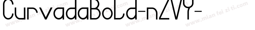 CurvadaBold-nZVY字体转换