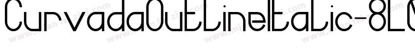 CurvadaOutlineItalic-8L0z字体转换